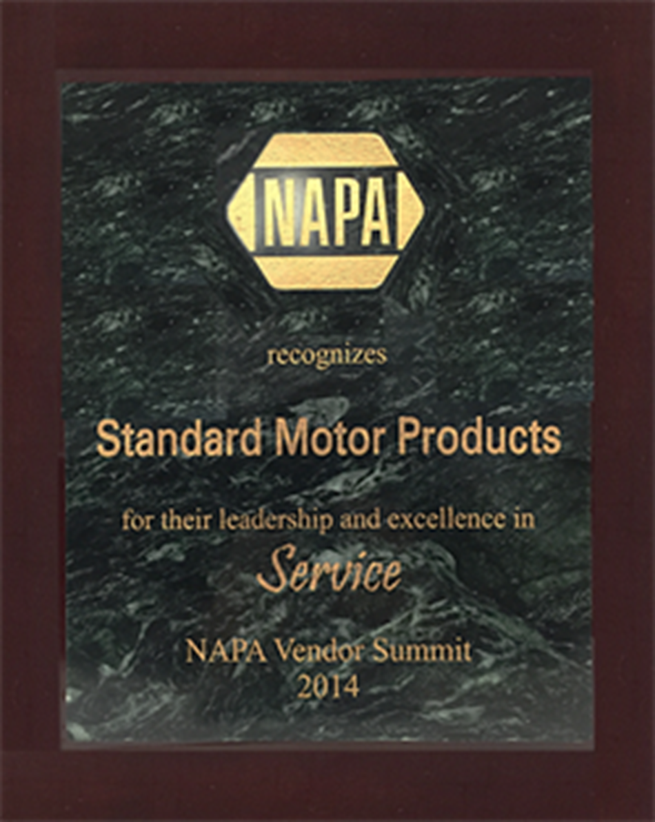 SMP Wins 2014 NAPA Service Award